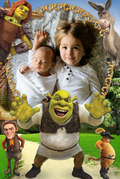 SHREK - Fiona e Burro