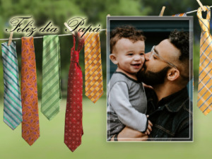 moldura gravata pais