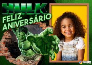 moldura aniversario hulk