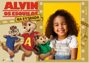 Moldura Alvin e os Esquilos