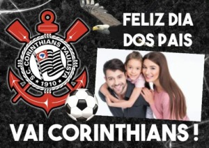 Moldura de Dia dos Pais do Corinthians