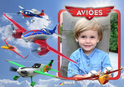 moldura avioes disney