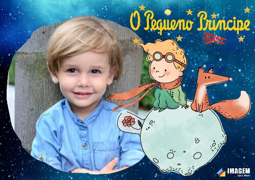 Moldura o Pequeno Principe - Infantil